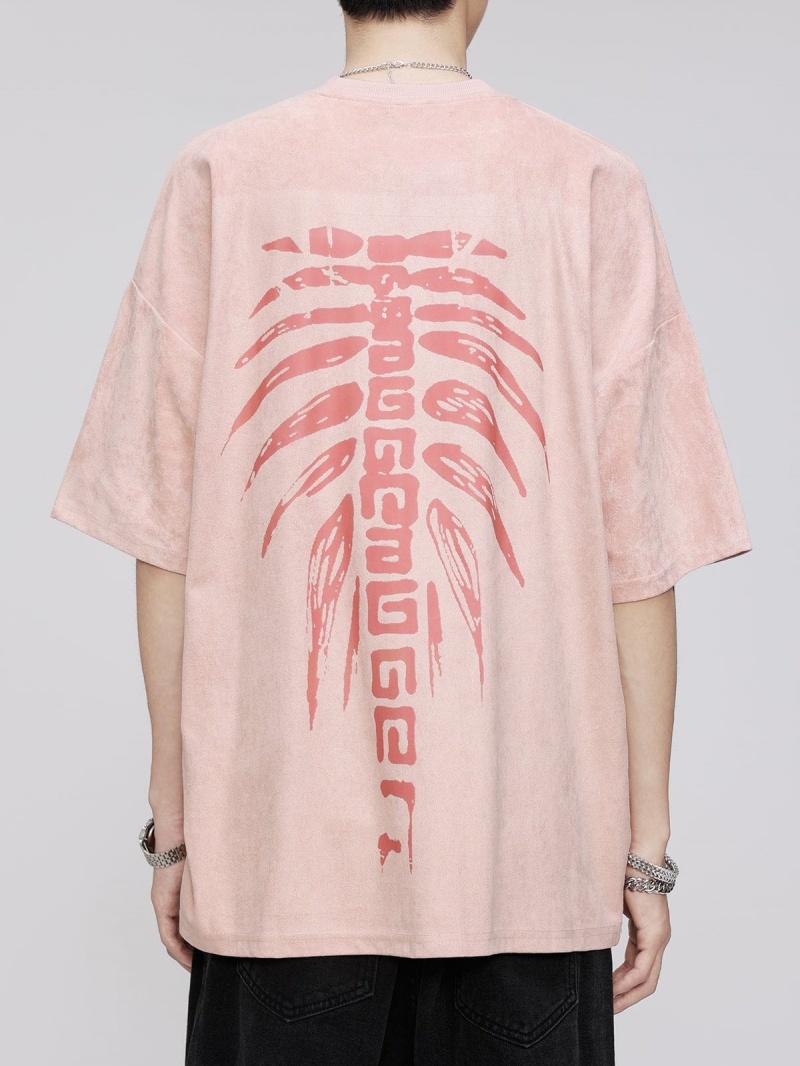 Rose  T Shirts Aelfric Eden Spine Skeleton Print Tee - FPA-0625408